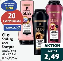 Aktiv Irma Gliss Spülung oder Shampoo Angebot
