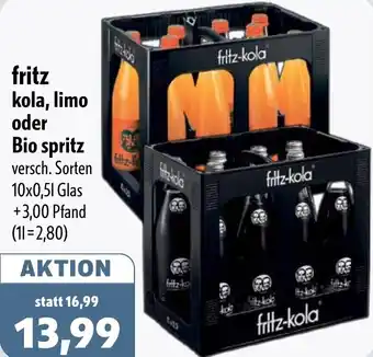Aktiv Irma fritz kola, limo oder Bio spritz Angebot