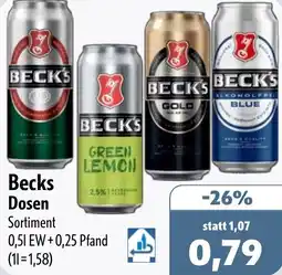 Aktiv Irma Becks Dosen Angebot
