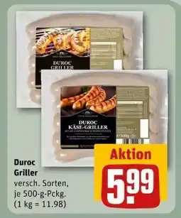 REWE Duroc Griller Angebot