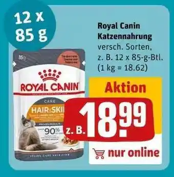 REWE Royal Canin Katzennahrung Angebot