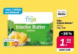 NETTO frija Irische Butter Angebot