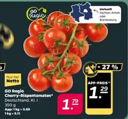 NETTO GO Regio Cherry-Rispentomaten Angebot
