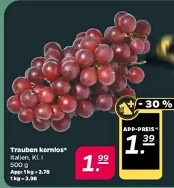 NETTO Trauben kernlos Angebot