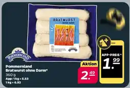 NETTO Pommernland Bratwurst ohne Darm Angebot