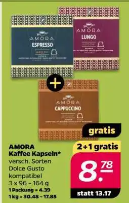 NETTO AMORA Kaffee Kapseln Angebot