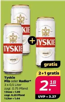 NETTO Tyskie Pils oder Radler Angebot