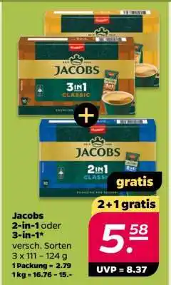 NETTO Jacobs 2-in-1 oder 3-in-1 Angebot