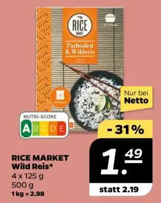 NETTO RICE MARKET Wild Reis Angebot