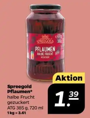 NETTO Spreegold Pflaumen Angebot