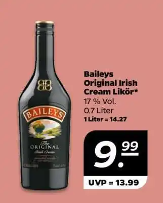 NETTO Baileys Original Irish Cream Likör Angebot