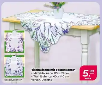 NETTO Tischwäsche mit Festonkante Angebot