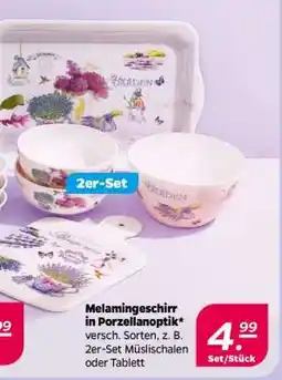 NETTO Melamingeschirr in Porzellanoptik Angebot