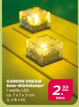 NETTO GARDEN DREAM Solar-Würfellampe Angebot