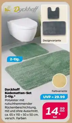 NETTO Dyckhoff Badematten-Set 2-tlg Angebot