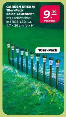 NETTO GARDEN DREAM 10er-Pack Solar-Leuchten Angebot