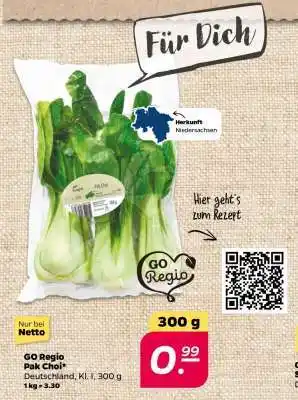 NETTO GO Regio Pak Choi Angebot