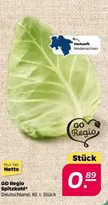 NETTO GO Regio Spitzkohl Angebot