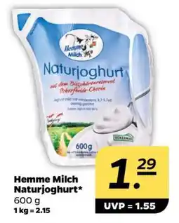 NETTO Hemme Milch Naturjoghurt Angebot