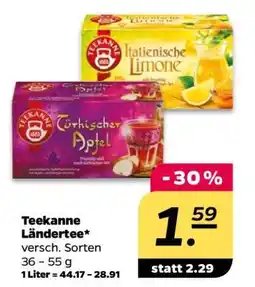NETTO TEEKANNE Ländertee Angebot