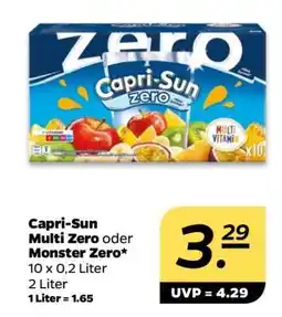 NETTO Capri-Sun Multi Zero oder Monster Zero Angebot