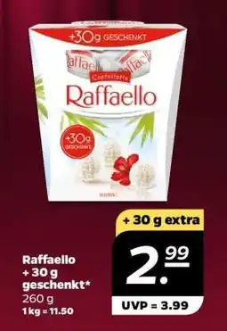 NETTO Raffaello + 30 g geschenkt Angebot