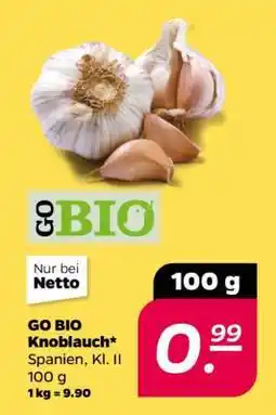 NETTO GO BIO Knoblauch Angebot