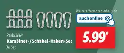 Lidl Parkside Karabiner-/Schäkel-Haken-Set Angebot