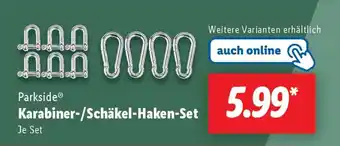 Lidl Parkside Karabiner-/Schäkel-Haken-Set Angebot