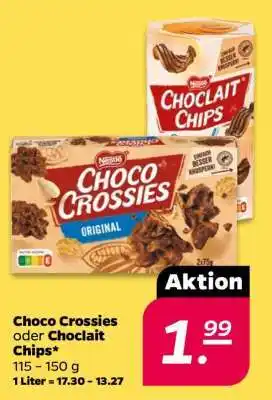 NETTO Choco Crossies oder Choclait Chips Angebot