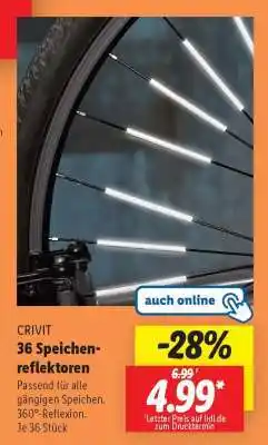 Lidl 36 Speichenreflektoren Angebot