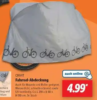 Lidl Fahrrad-Abdeckung Angebot