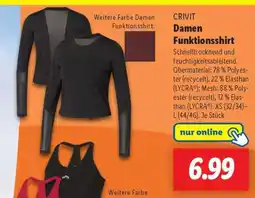 Lidl CRIVIT Damen Funktionsshirt Angebot