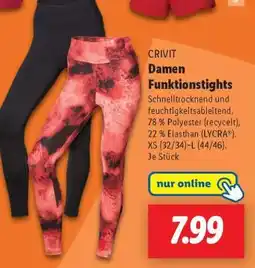 Lidl CRIVIT Damen Funktionstights Angebot