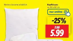 Lidl Kopfkissen Angebot