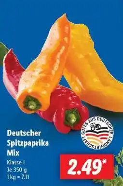 Lidl Deutscher Spitzpaprika Mix Angebot