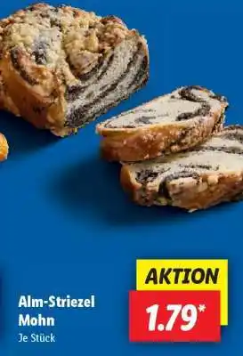 Lidl Alm-Striezel Mohn Angebot