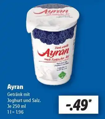 Lidl Ayran Angebot