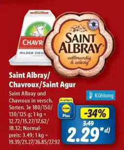 Lidl Saint Albray/ Chavroux/ Saint Agur Angebot