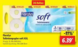 Lidl Florays Toilettenpapier soft XXL Angebot