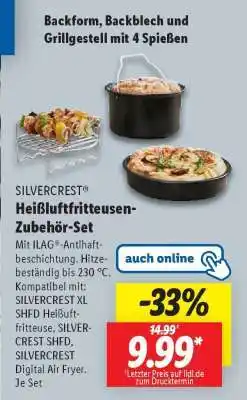 Lidl SILVERCREST Heißluftfritteusen-Zubehör-Set Angebot