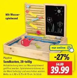 Lidl Playtive Sandkasten, 28-teilig Angebot