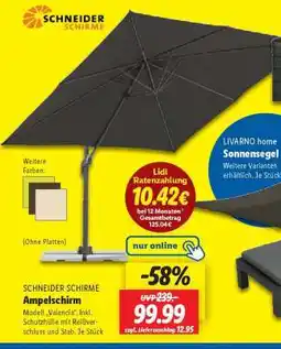 Lidl Schneider Schirme Ampelschirm Angebot