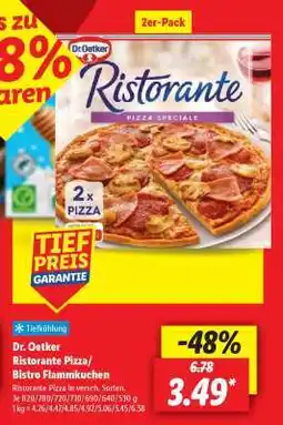 Lidl Dr. Oetker Ristorante Pizza Bistro Flammkuchen Angebot
