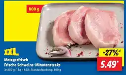 Lidl Metzgerfrisch Frische Schweine- Minutensteaks Angebot