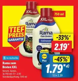 Lidl Rama zum Braten XXL Angebot