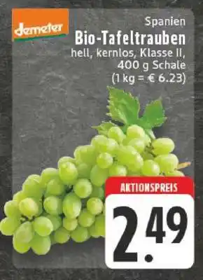 Edeka Bio-Tafeltrauben Angebot