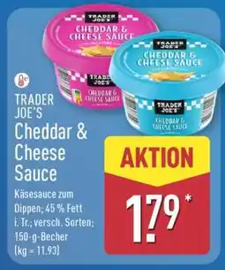 Aldi Nord TRADER JOE'S Cheddar & Cheese Sauce Angebot