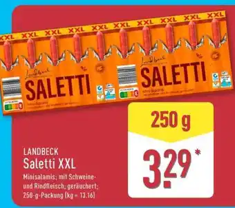 Aldi Nord LANDBECK Saletti XXL Angebot