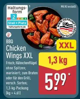 Aldi Nord BBQ Chicken Wings XXL Angebot
